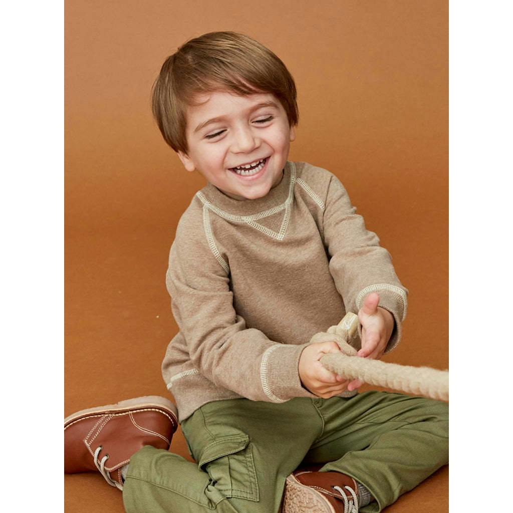 Raglan Sleeve Fleece Sweatshirt