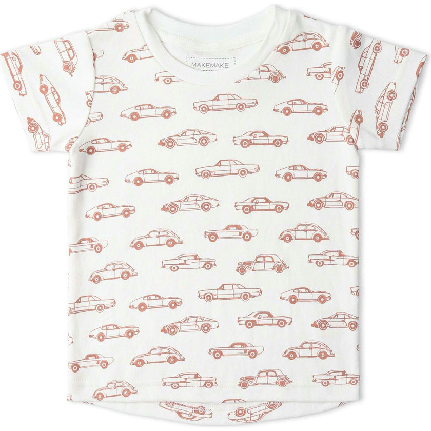 Organic Tee & Shorts Set - Cars