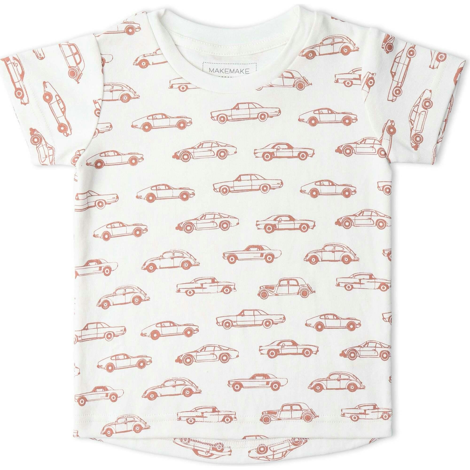 Organic Tee & Shorts Set - Cars