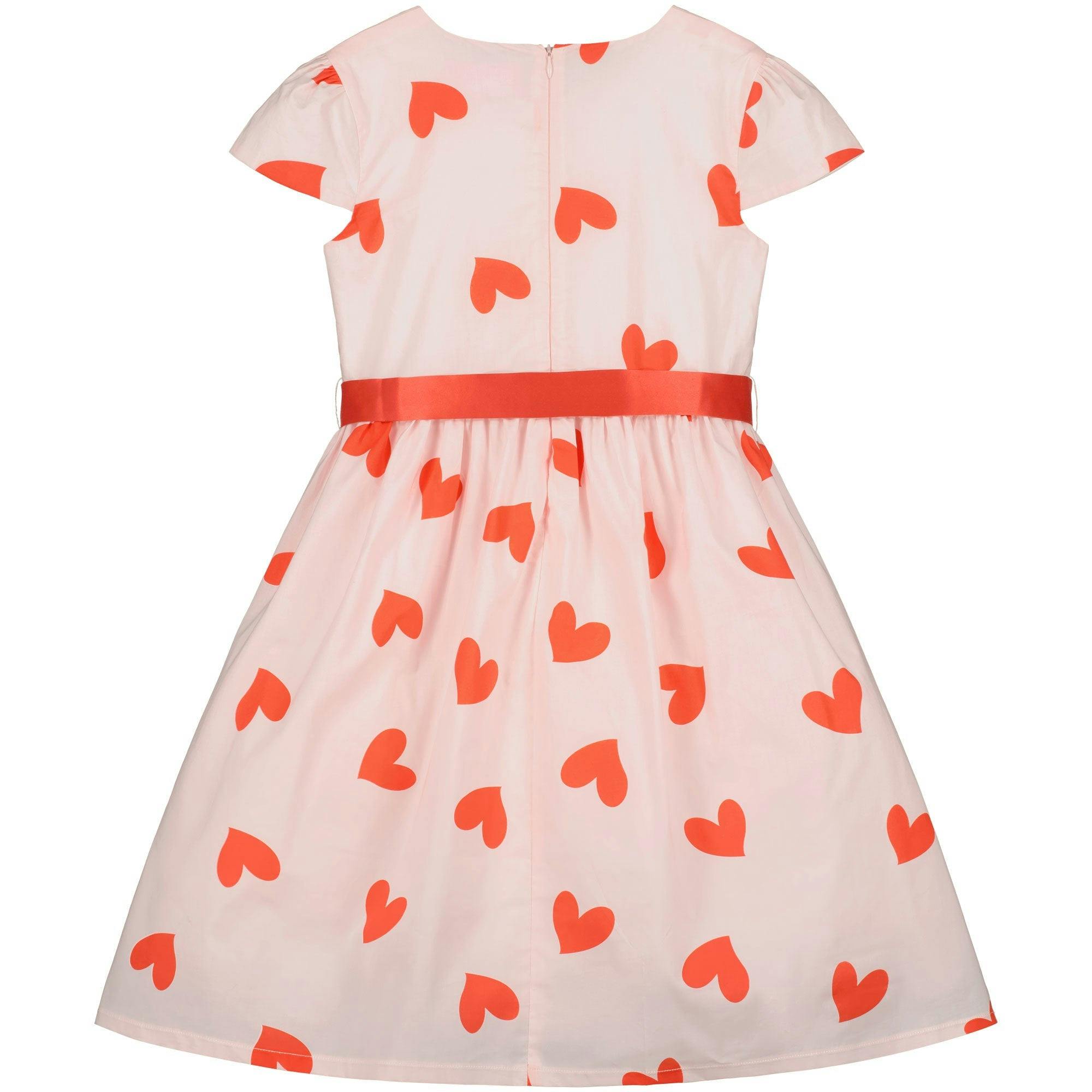 Love Heart Valentines Party Dress With Bow