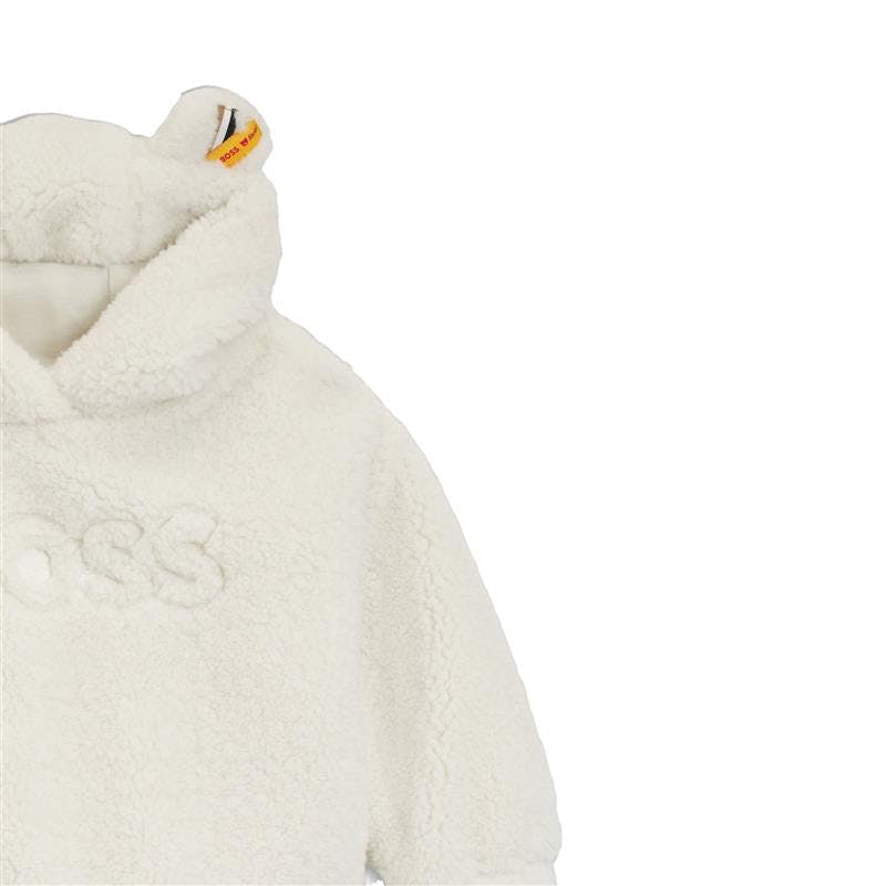 BOSS x Steiff kids' Hoodie in Teddy Fabric