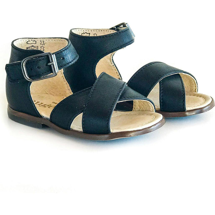 Athina Ankle Strap Sandal, Black