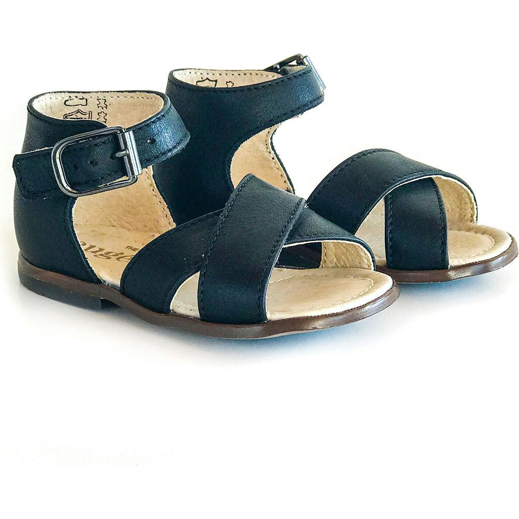 Athina Ankle Strap Sandal, Black
