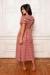 Alice Dress in Rosewood Tartan