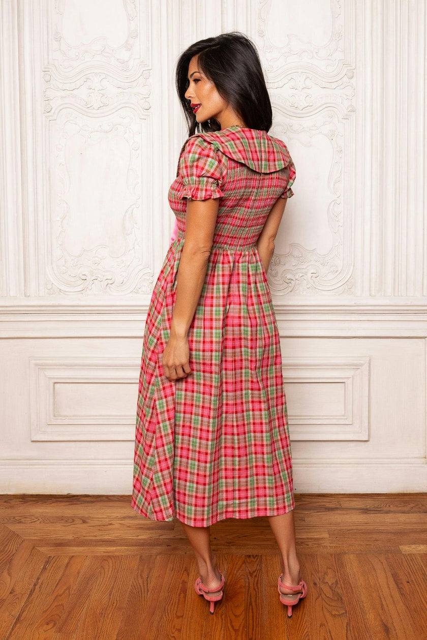Alice Dress in Rosewood Tartan