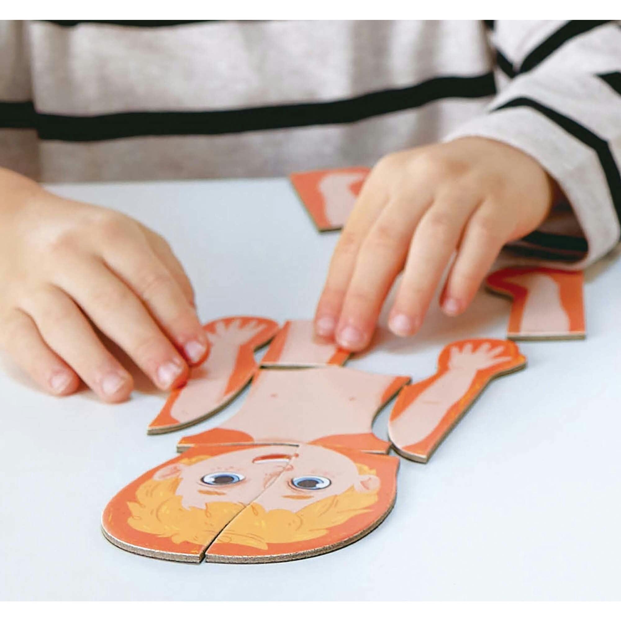 Hape: Human Body Magnetic Puzzle - 68pc