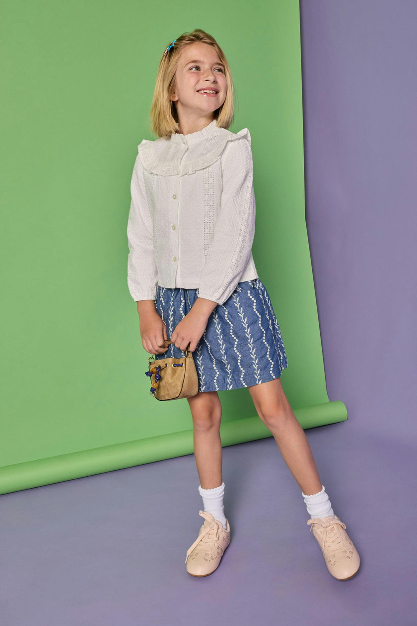 Cintra Top - White Eyelet