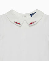 Baby Short-Sleeved Monty Bodysuit in Sebastian Car