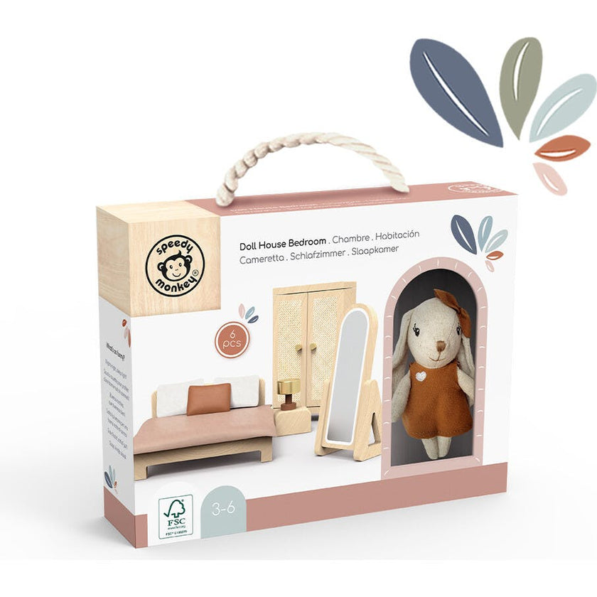 Doll House Bedroom set incl. 1 character