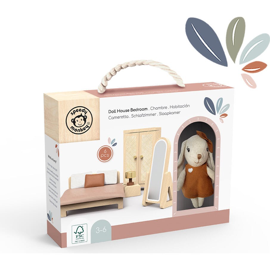 Doll House Bedroom set incl. 1 character