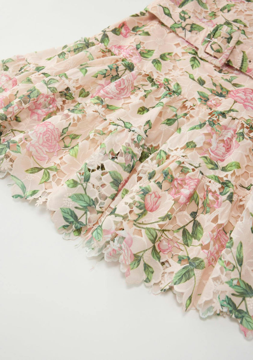 Leonora Embroidered Mini Dress