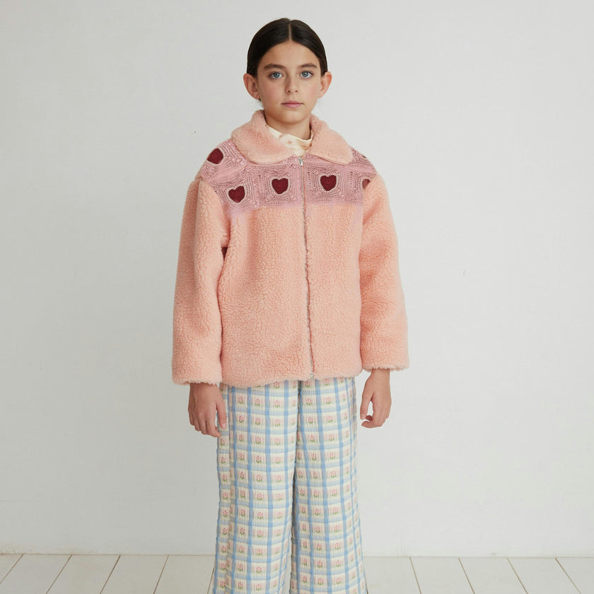 Emma Heart Crochet Jacket