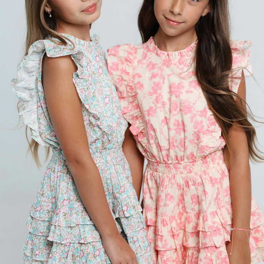 Gustavia Dress in Pink Petal