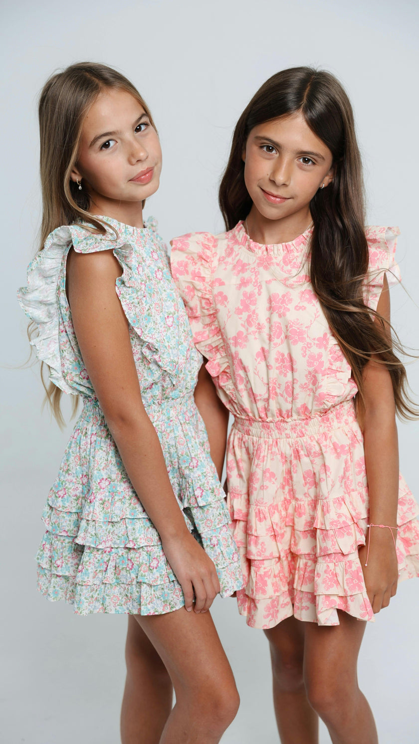 Gustavia Dress in Pink Petal