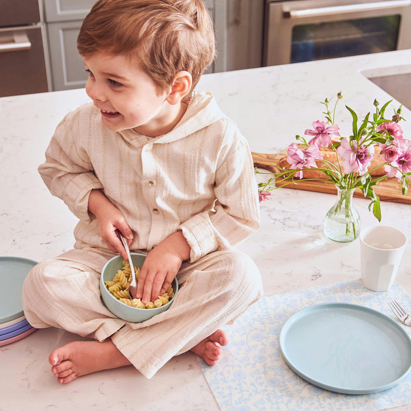 2 Placemats | Blue Toile | by robynblair x Recette