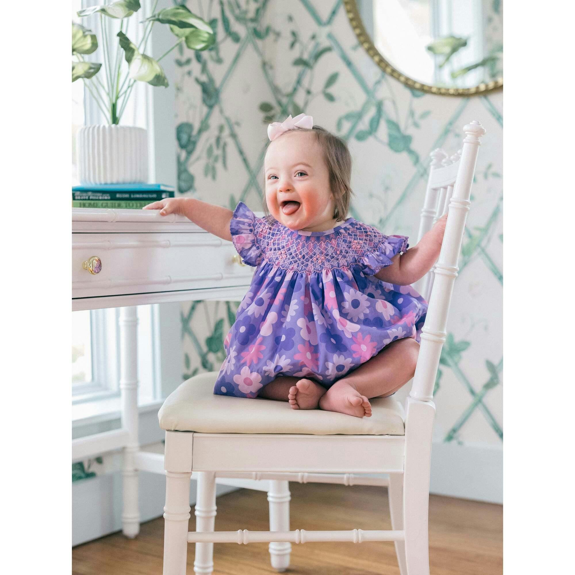 Annie Smocked Diaper Cover Set