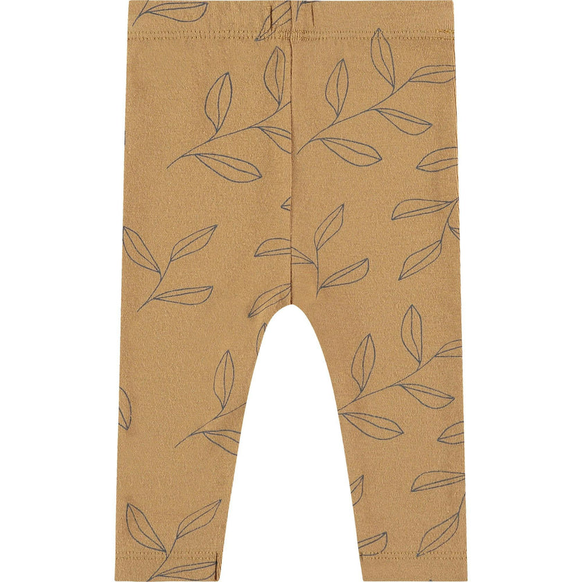 Leaf Graphic Print Leggings