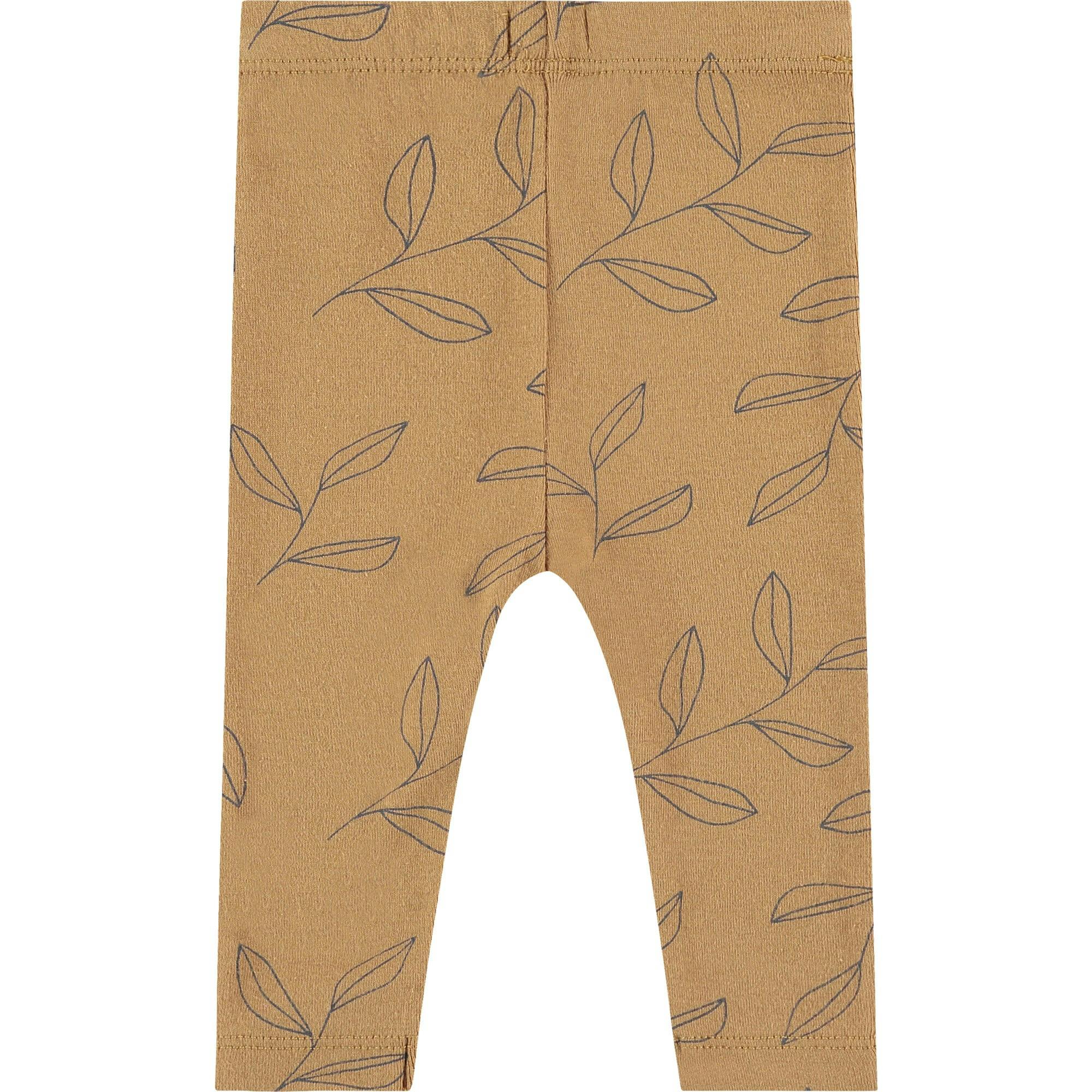 Leaf Graphic Print Leggings