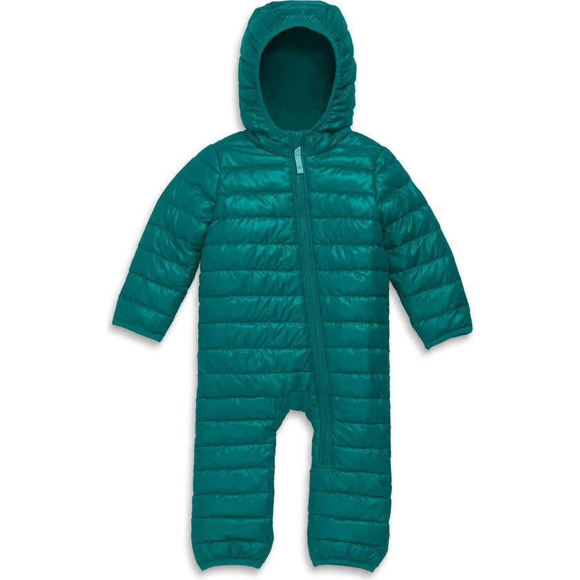 Baby lightweight puffer suit in solids