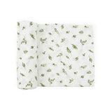 Organic Cotton Muslin Swaddle Blanket - Olive Branch