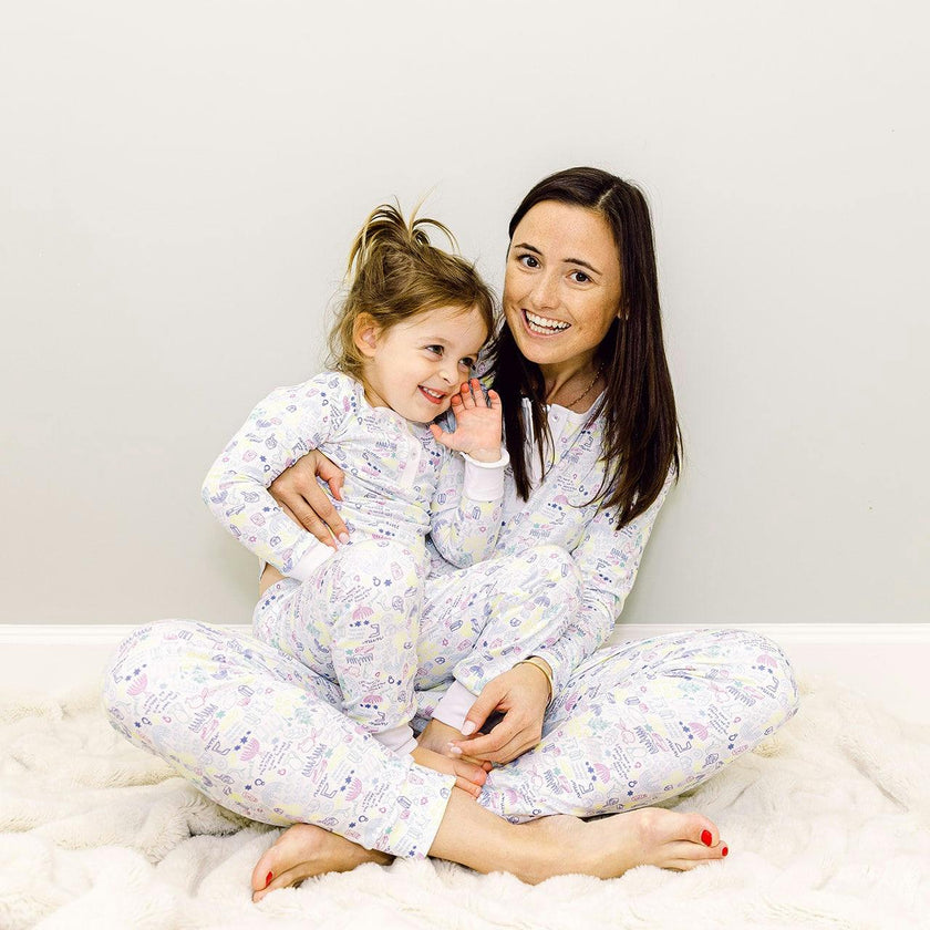 Hanukkah Women's Button Front Pajama Set