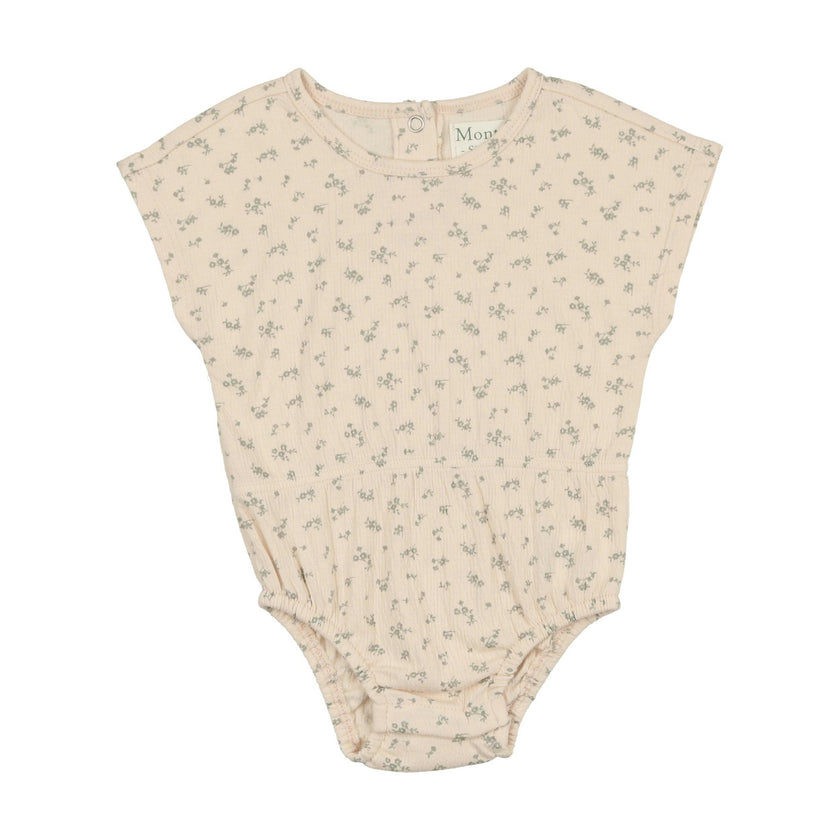 Girls Printed Gauze Romper