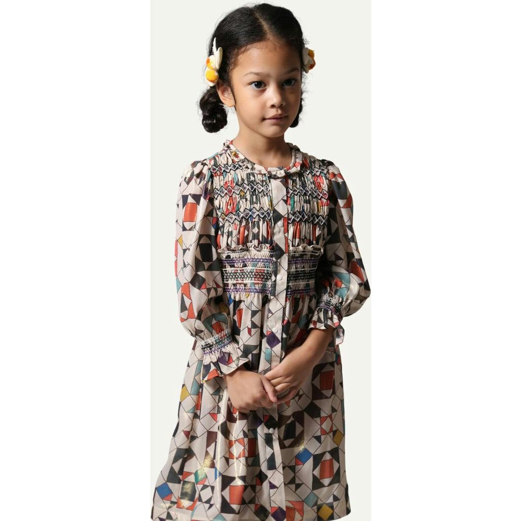 Luna Smocked Shirt Dress