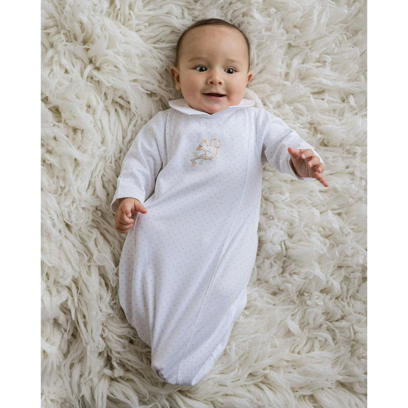 Pointed Collar Little Gown