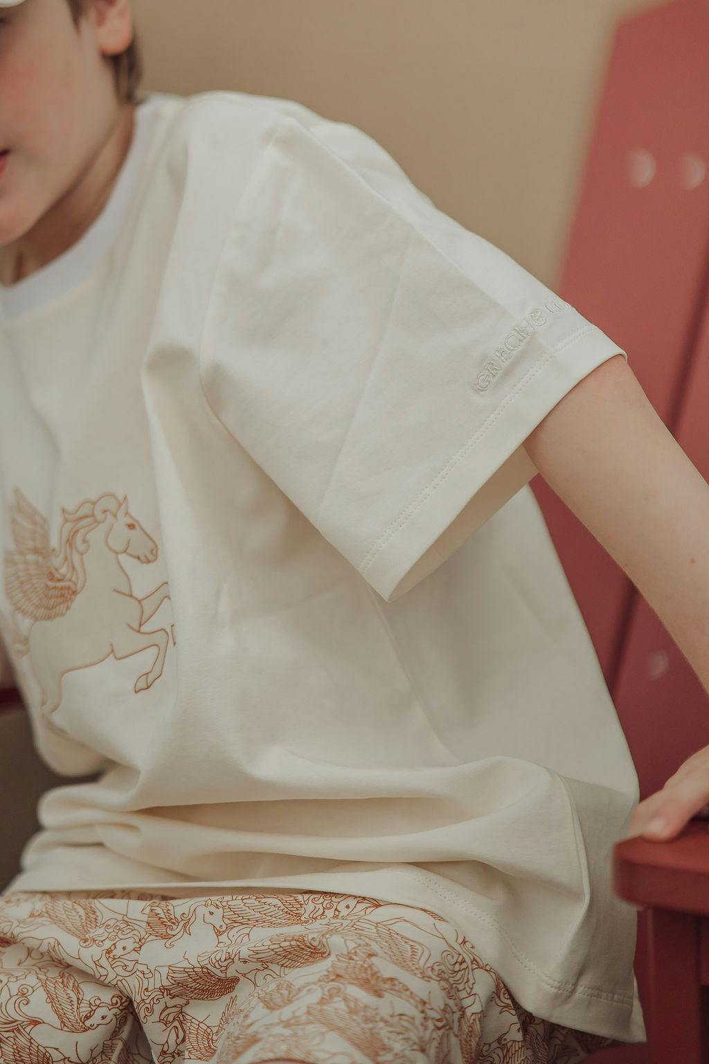 Play Shorts | Organic Cotton Terry - Pegasus
