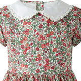 Botanical Frill Front Dress