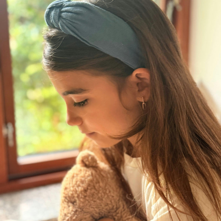 Classic Knot Headband | Organic Cotton | Desert Teal