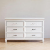 Darlington 6-Drawer Wide Assembled Dresser (56") in Warm White