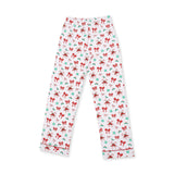 Bows & Candy Canes - Adult Long Sleeve Coat Style with Pants