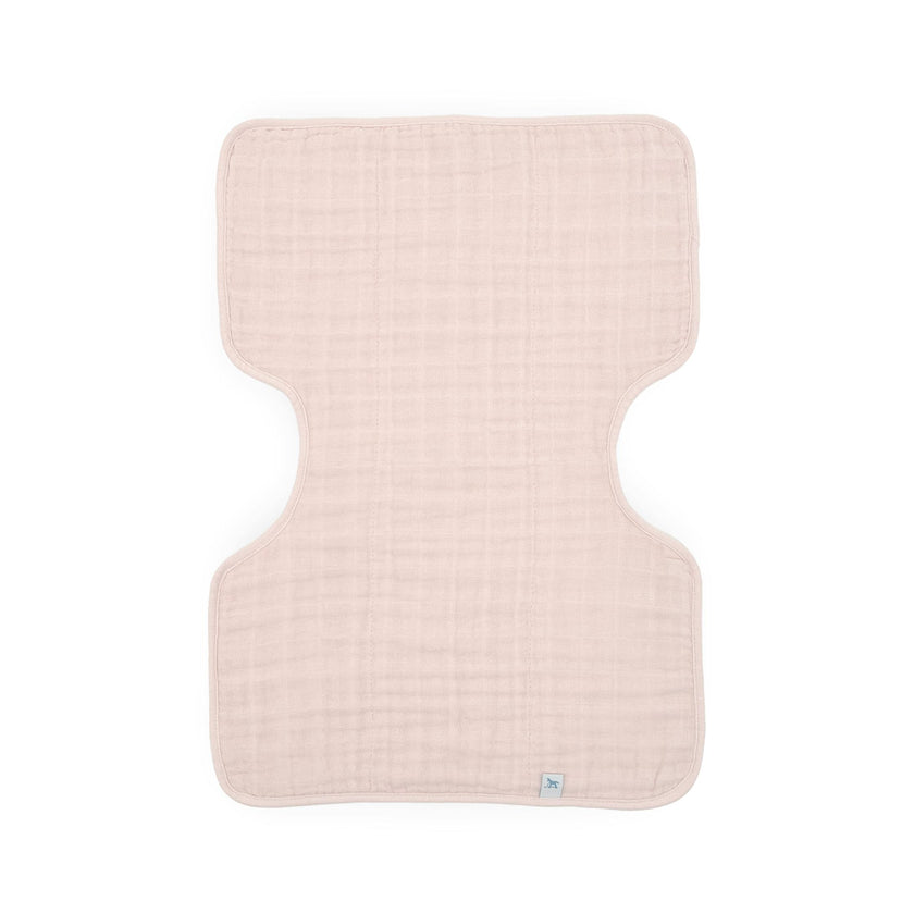 Cotton Muslin Burp Cloth - Light Pink