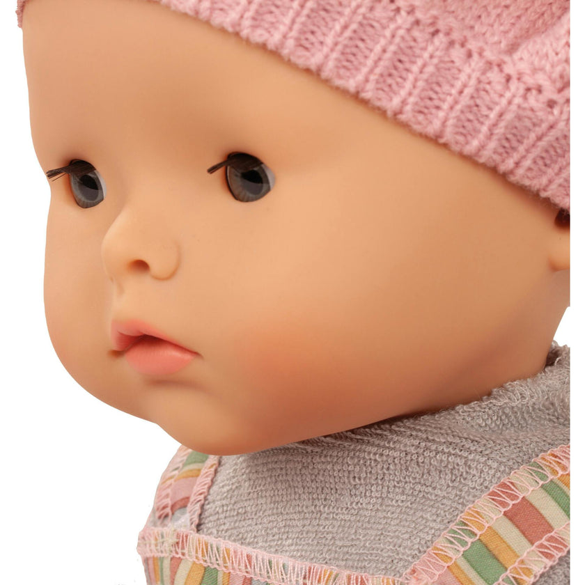 Gotz Maxy Aquini “Baby Beach Vibes” 16.5" All-Vinyl Bathing Baby Doll with Brown Sleeping Eyes