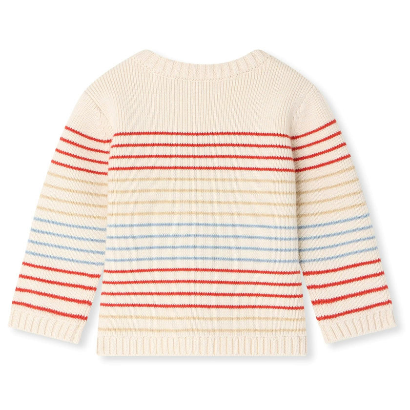 BONPOINT Aleksi Baby Pullover - Ra Ecru