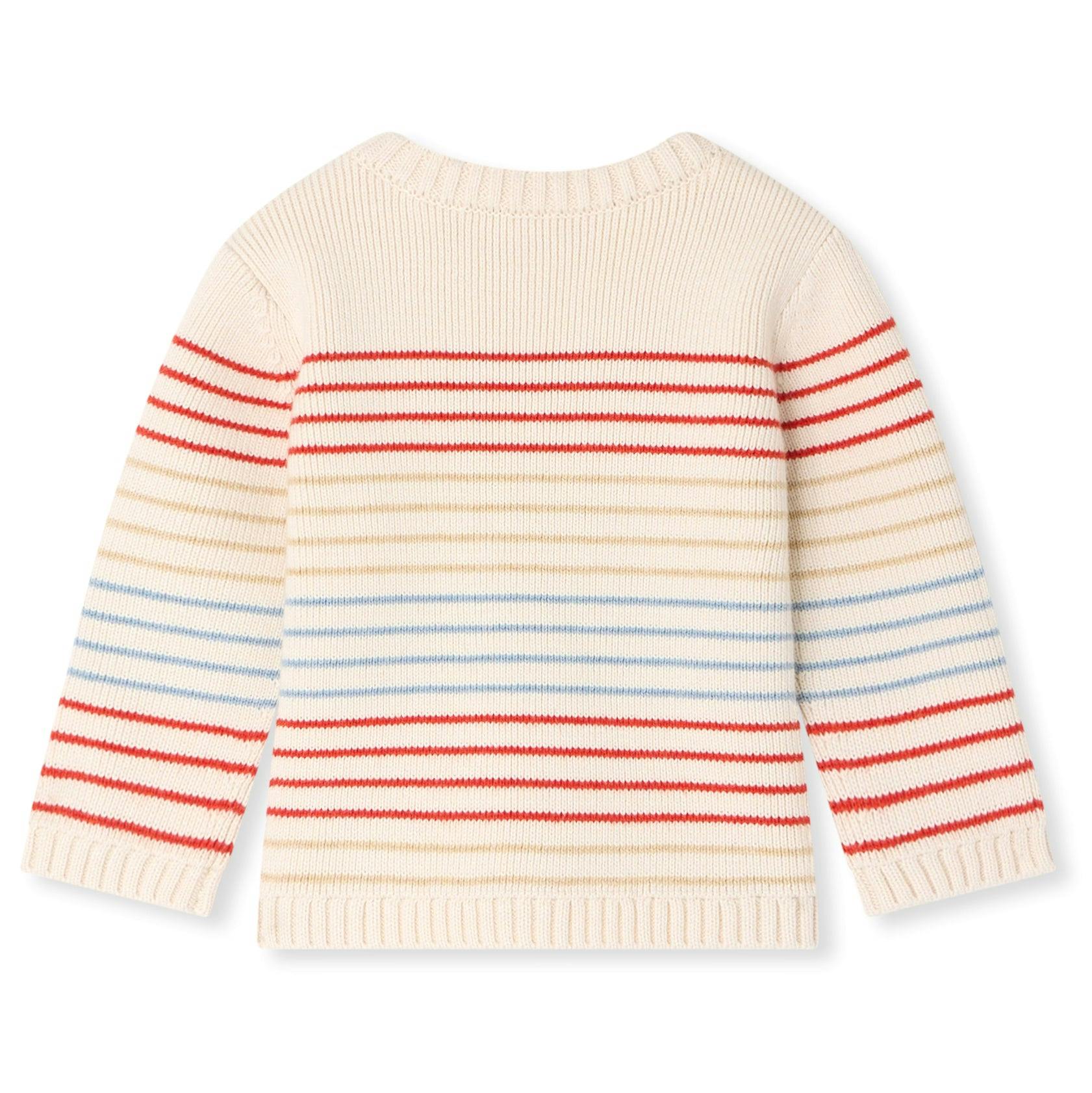 BONPOINT Aleksi Baby Pullover - Ra Ecru