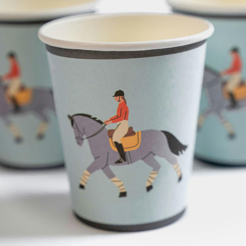 Party Cups - Equestrian Collection (x 12)