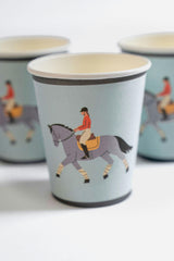 Party Cups - Equestrian Collection (x 12)