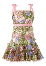 Bonnie Embroidered Mini Dress