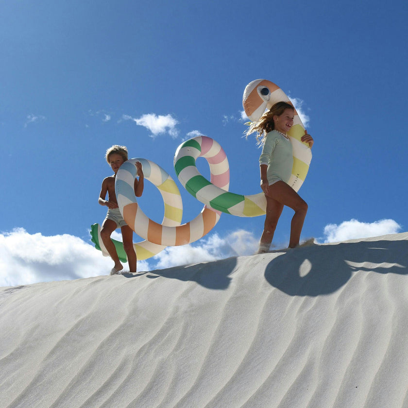Giant Inflatable Noodle: Poolside