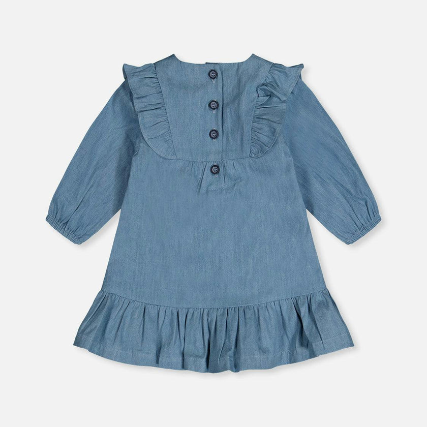 Chambray Dress Light Blue Denim