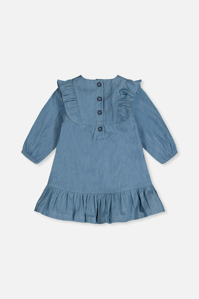 Chambray Dress Light Blue Denim