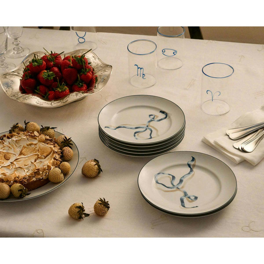 Ribbon Dessert Plate