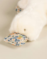 Aglae the Duck - Beige, Liberty Print | Pamplemousse Peluches