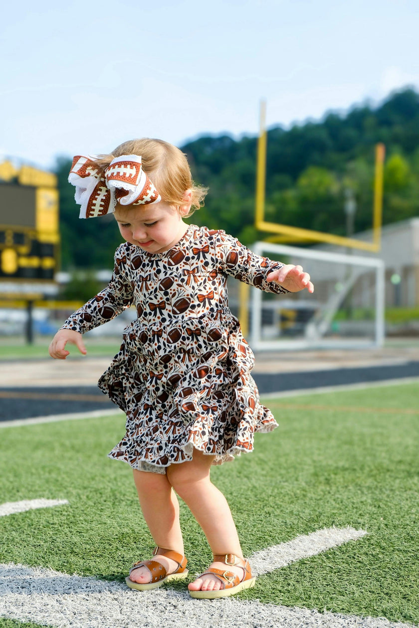Game Day Blooms Twirl Dress