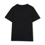 Black Short Sleeve T-shirt Con Logo