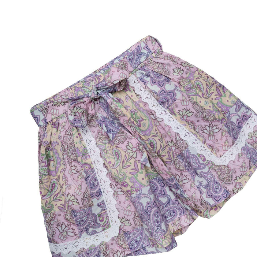 Cotton Shorts with Belt
