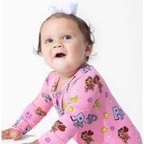 PAW Patrol: Varsity Pink Bamboo Convertible Footie