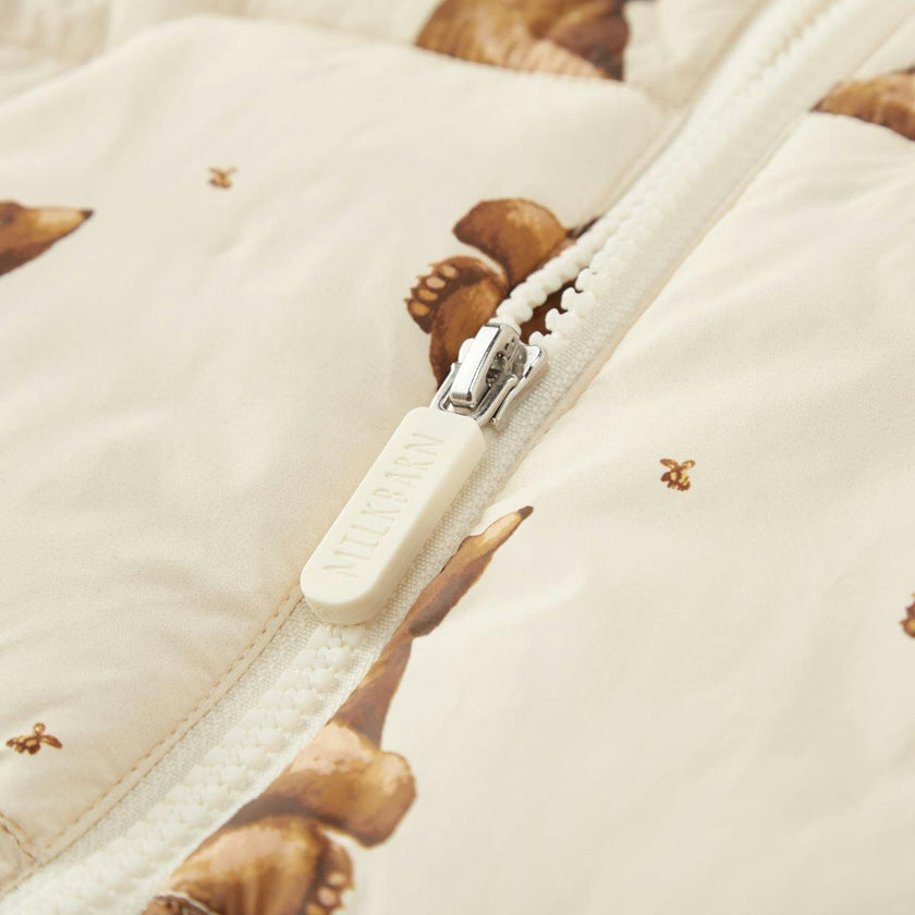 Honey Lightweight Down Hooded Jumpsuit